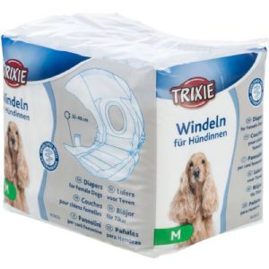 12 Stck. Trixie Hundewindeln für Hündinnen Medium Taillenumfang 32 - 48 cm