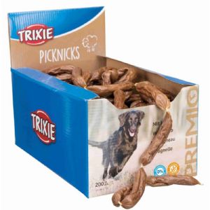 200 Stück Trixie Würstchen für Hunde mit Lammfleisch a 8 g - zuckerfrei und glutenfrei