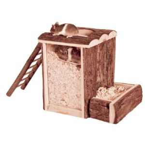 Trixie Buddel- und Spielturm für Hamster und Maus 20 x 16 x 20 cm