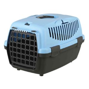 Trixie Hunde- und Katzentransportbox Capri 1 - 48 x 32 x 31 cm - blau