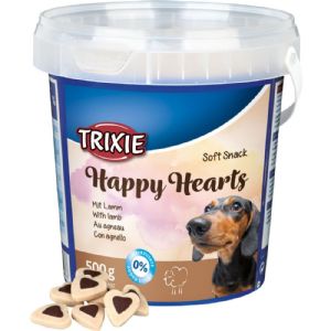 Trixie Hundeleckerli Soft Snack für Hunde herzförmig 500 g