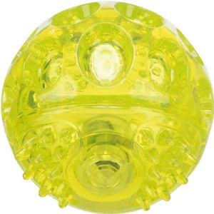 Trixie Hundespielzeug Blinkender Ball aus thermoplastischem Gummi ø 6,5 cm