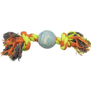 Trixie Hundespielzeug Ball auf Seil Gummi ø 7 cm 36 cm 