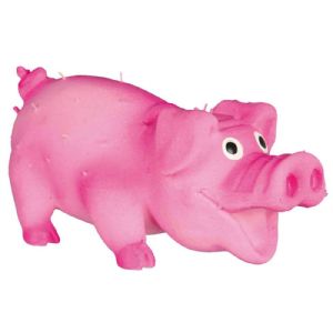 Trixie Hundespielzeug Schwein aus Latex mit Sound - 10 cm - assortierte Farben