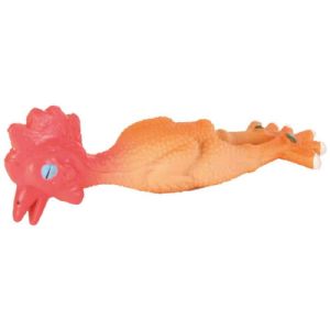 Trixie Hundespielzeug Huhn aus Latex mit Ton - 15 cm