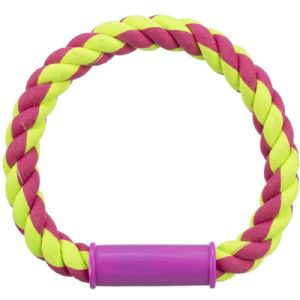 Trixie Hundespielzeug Spielseil mit Griff bunt ø 30 cm 