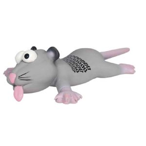 Trixie Hundespielzeug Ratte aus Latex mit Ton - 22 cm