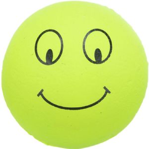 Trixie Hundespielzeug Smiley-Ball aus Schaumgummi - ø 6 cm - Assortierte Farben