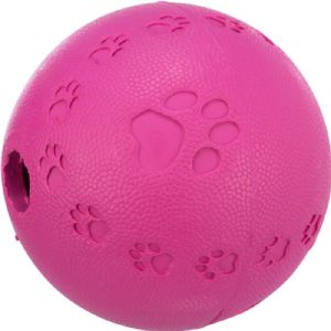 Trixie Hundespielzeug Snackball aus Naturkautschuk - ø11 cm - assortierte Farben