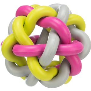 Trixie Hundespielzeug Knotenball mehrfarbig 10 cm