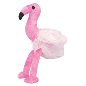 Trixie Plüsch Flamingo Hundespielzeug mit Sound 35 cm