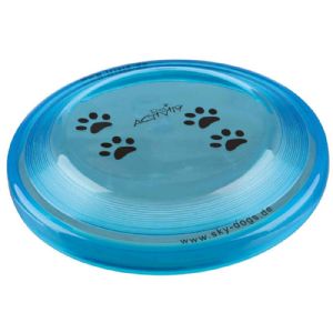Trixie Hundespielzeug Frisbee Thermo Plastik Gummi 23 cm - Assortierte Farben