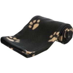 Trixie Hundedecke Beany 100 x 70 cm schwarz mit Füßen