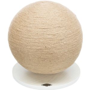 Trixie Kratzball auf Holzplatte ø 29 x 31 cm
