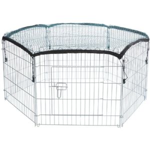 Trixie Laufstall Randi mit Netz für Kaninchen 6 Einheiten von 63 x 60 cm