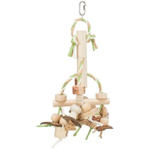 Trixie Nymphe Papageien und kleine Papageien Spielzeug Holz 31 cm