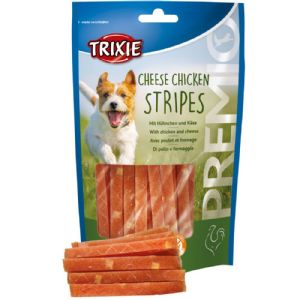 100 g Trixie Premio Hähnchen-Käse-Streifen für Hunde