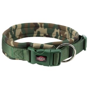 Trixie Premium Hundehalsband 42 - 48 cm 20 mm Camouflage und grün