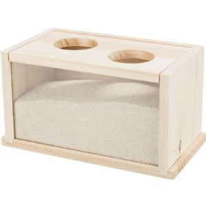 Trixie Sandbad für Mäuse und Hamster 22 x 12x 12 cm