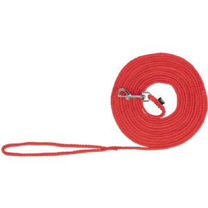 Trixie Schleppleine für Hunde Nylon 10 Meter - 5 mm rot