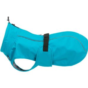 Trixie Vimy Regenmantel für Hunde 70 cm Länge - Bauchumfang 80 - 98 cm - blau