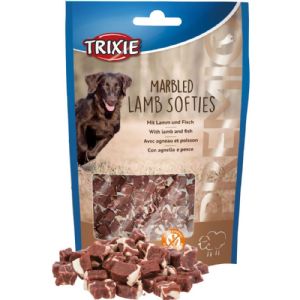 100 g Trixie Lamm und Fisch Softies Snack für Hunde - glutenfrei
