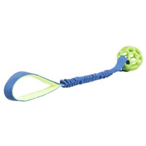 Trixie Hundespielzeug Bungee-Seil mit Ball ø 7 cm 48 cm - verschiedene Farben