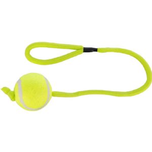 Trixie Hundespielzeug Tennisball an der Leine ø 6 cm 50 cm