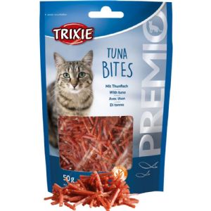 Trixie Katzen-Snack Tuna Bites mit Thunfisch und Hühnchen 50 g - gluten- und zuckerfrei