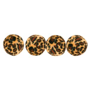 Trixie Katzenspielzeug Leopardenmuster Bälle 4 Stk.