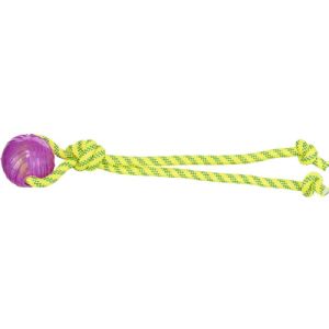 Trixie Aqua Hundespielzeug Ball am Seil - schwimmfähig - ø 6 x 40 cm
