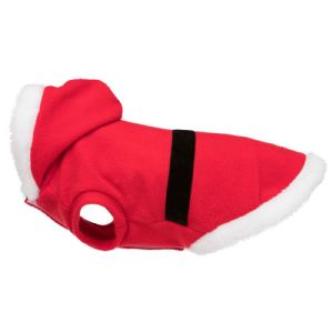 Weihnachtsanzug für Hunde Größe XS - maximaler Brustumfang 30 cm - rot-weiß